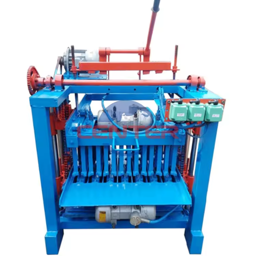 Full Automatic Manufacturing Plant QMJ4-35A Interlocking Concrete Cement Make Earth Adobe Cc Hollow Block Brick Making Machinery