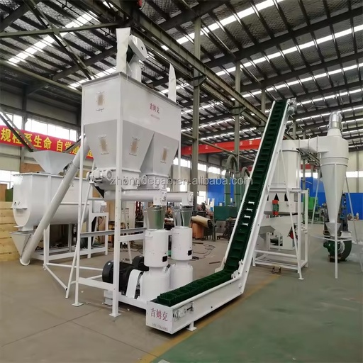 2000 Kg/h Poultry Rabbit Food Chicken Feed Pellet Making Line to Produce Balanced Food Grinding Mixer Pelletizer