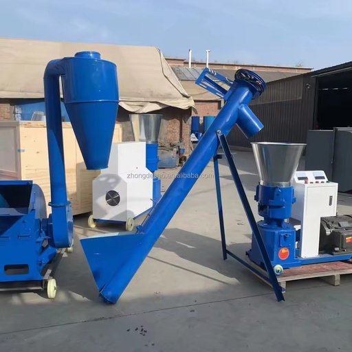 Most Popular CE Certificated Flat Die Complete Wood Pellet Machine Production Line