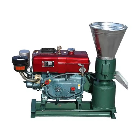 Mini Diesel Animal Poultry Pelletizer Animal Feed Pellet Machine
