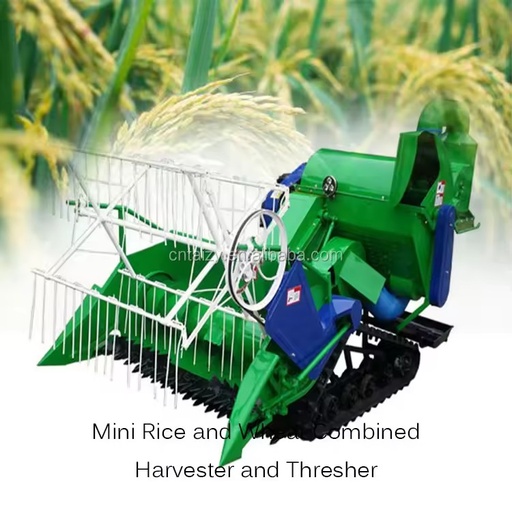 Wheat/barley Combine Harvester Wheat and Barley Combine Harvester Rice Harvesting Mini Machine