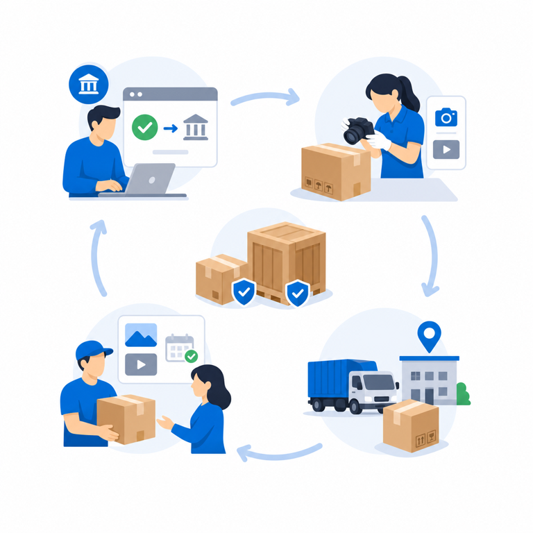 Closed-loop order inspection and delivery process